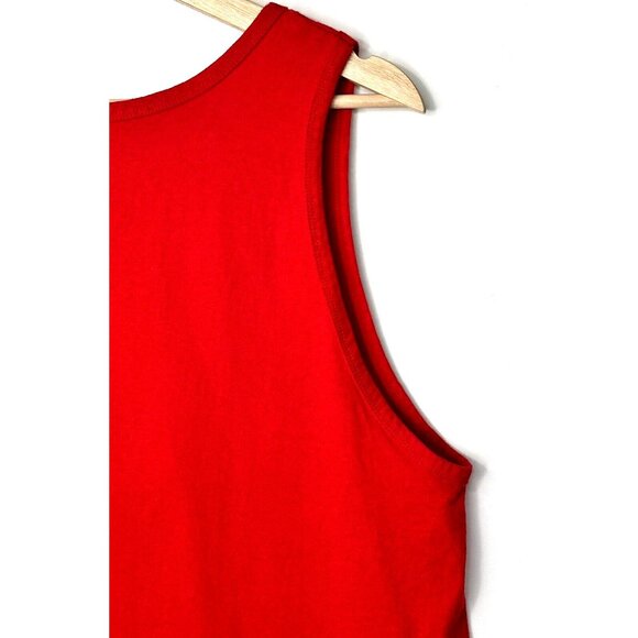 Disney Parks Mens Tank Top Shirt Walt Disney World Mickey Mouse Print Red Large - Picture 5 of 8